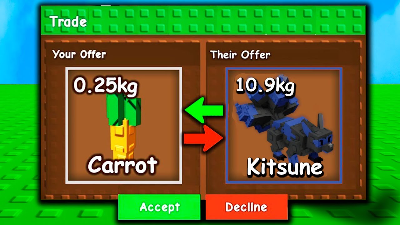 😱Я обменял МОРКОВКУ на КИТСУНЕ в ВЫРАСТИ САД! Grow a Garden
