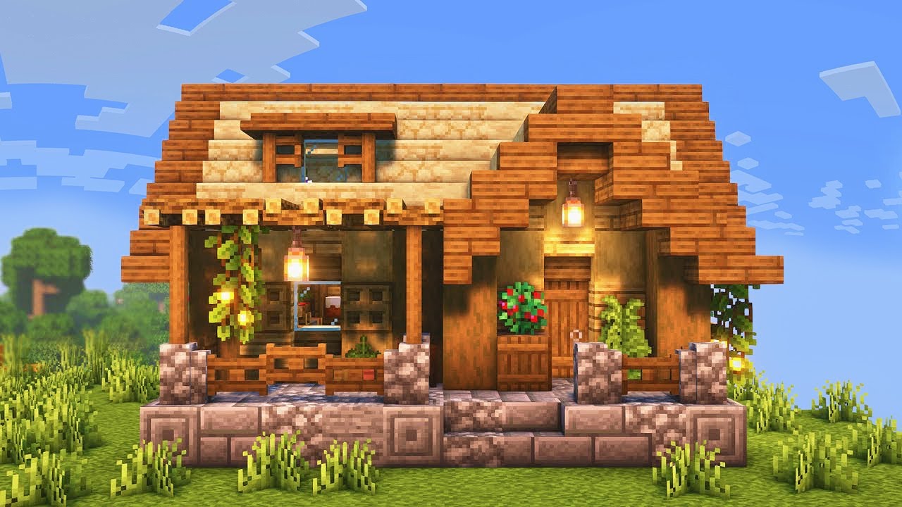 Minecraft Starter Haus bauen Tutorial 1.20 - Starter Haus bauen in Minecraft Survival Tutorial