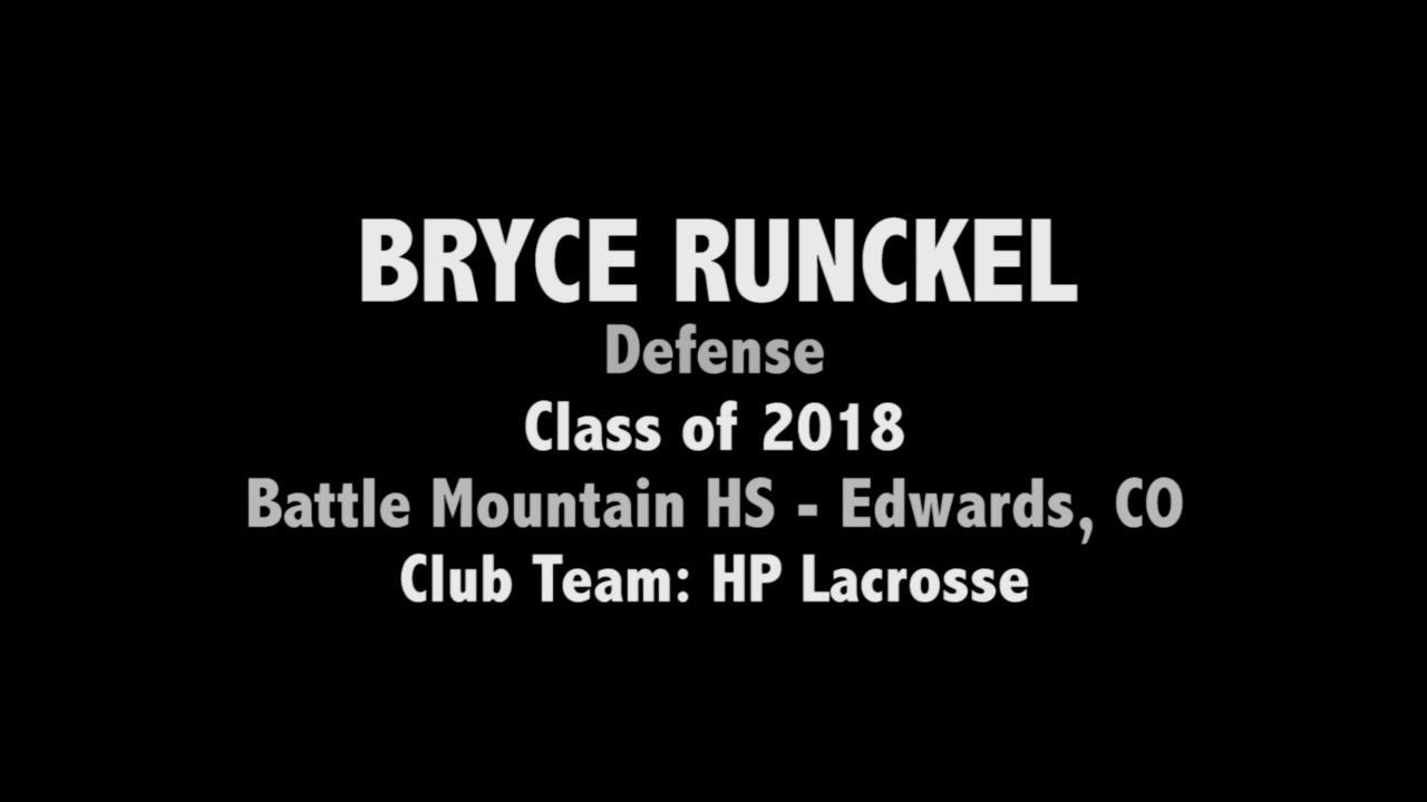 Bryce Runckel - 2017 Maryland Lacrosse Showcase - BOYS