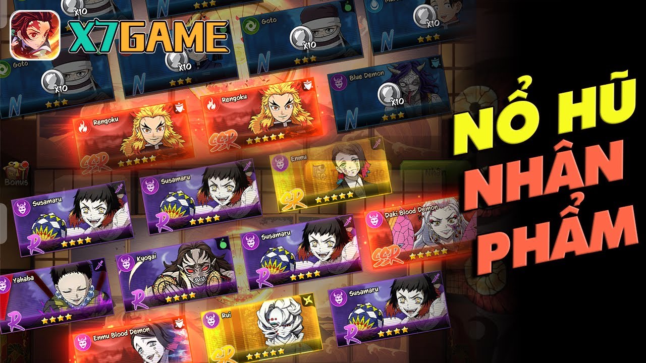 Gacha  Summon NỔ HŨ nhân phẩm nhưng vẫn chưa biết BUILD TƯỚNG║Hơi Thở Mặt Trời #X7GAME