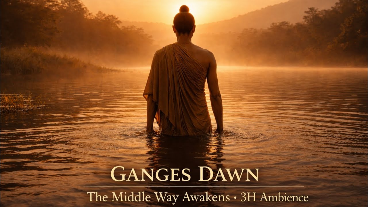 Ganges Dawn – The Middle Way Awakens | Ancient India Ambient (3 Hours)