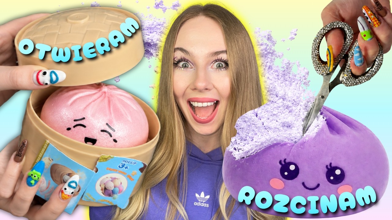 Otwieram i Rozcinam viralowe PIEROŻKI SQUISHY PASTELOWE 🥟 ✂️ | Otwieram & Rozcinam | Pattje