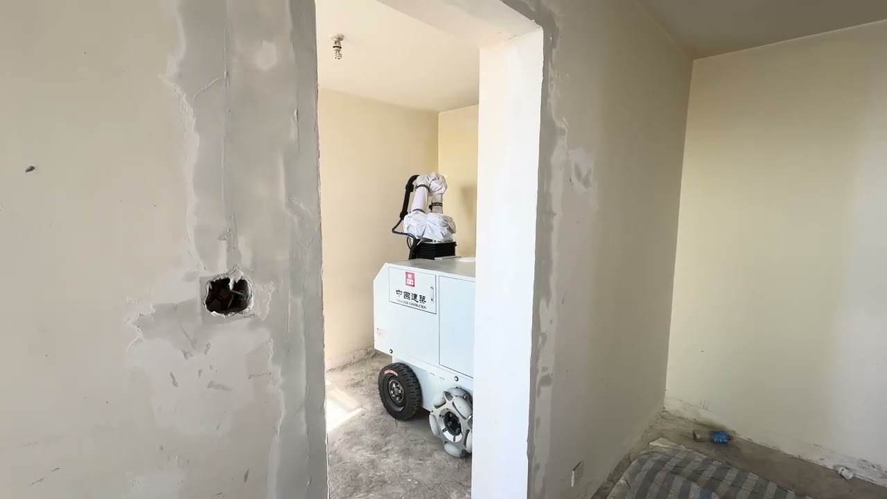 Deployment of indoor painting robot in public housing project, 2024