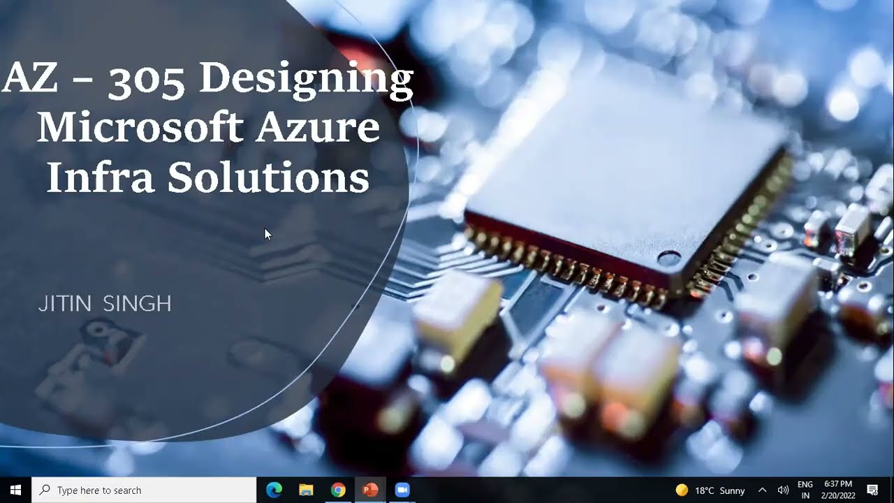 AZ-305 Training | Designing Microsoft Azure Infrastructure Solutions[az-305] Azure Interview Prepare