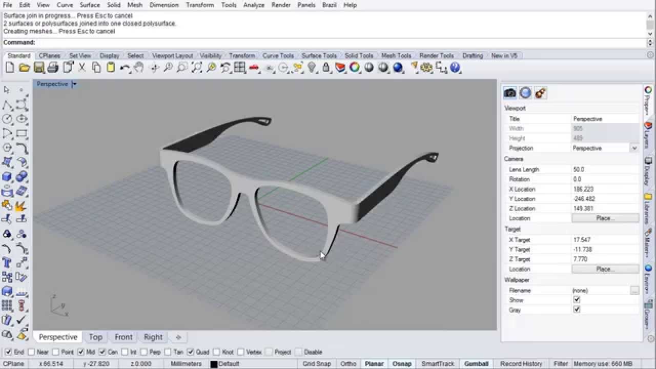 How to bend a solid with Rhino 5