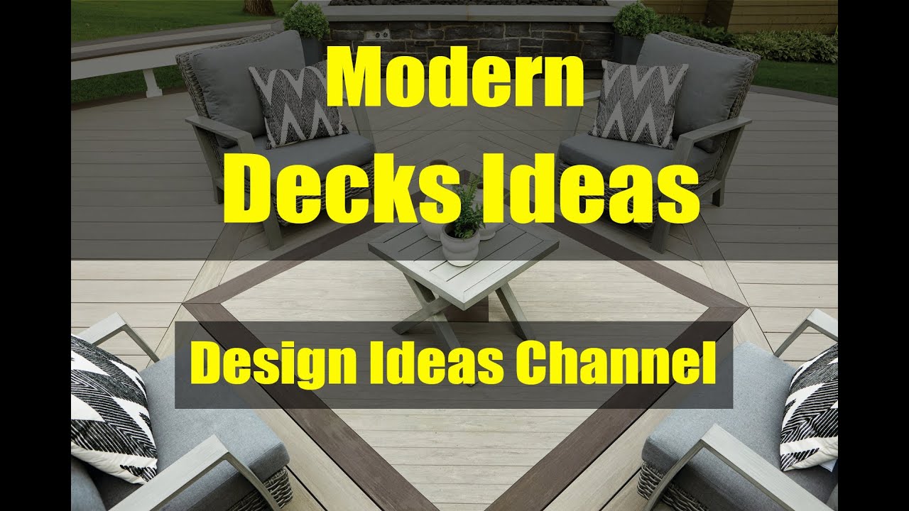 Modern Decks Design Ideas