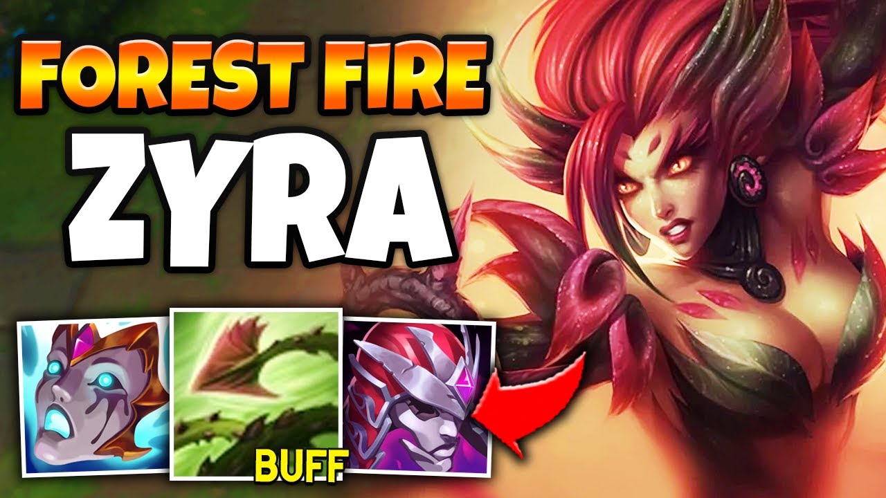 ZYRA BUFF JUST MADE HER A GOD TIER MID LANE?! (PLANTS OF DEATH)
