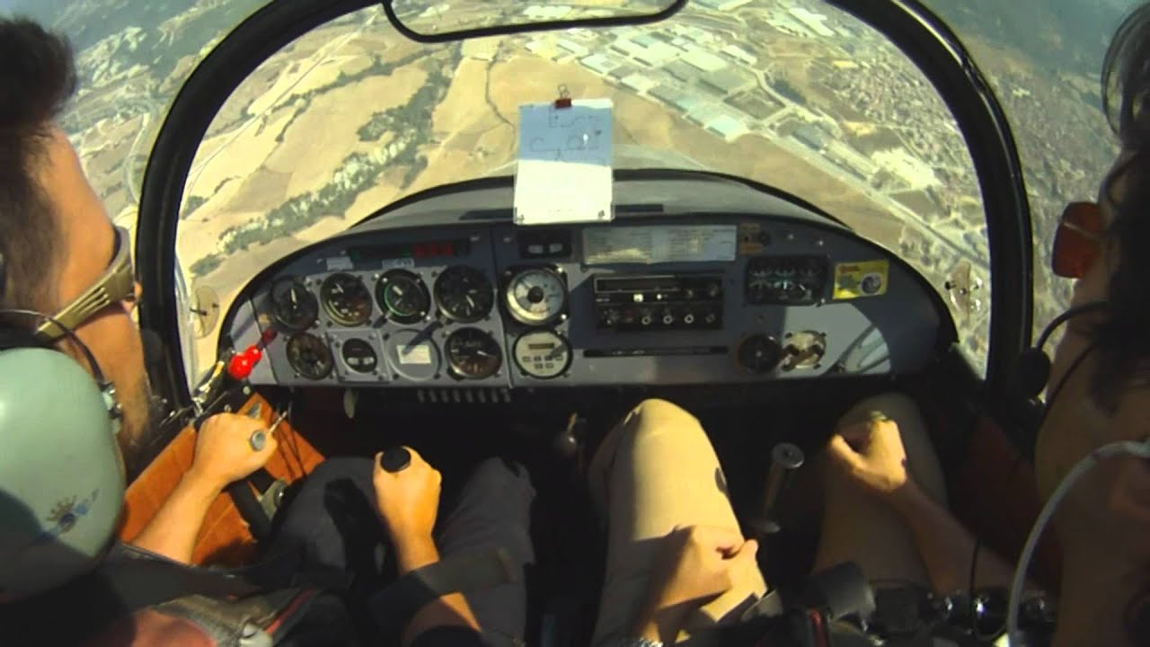 CAP10B Aerobatics - Wingover (crossing our own wake turbulence at 0:25)