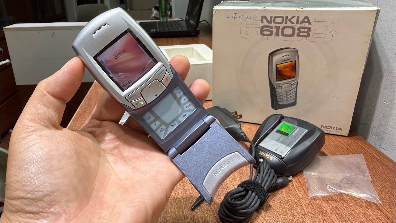 Đi&ecirc;n Thoại Nokia 6108 mới 100% Full box hiếm tại Việt nam - Tr&ugrave;m M&aacute;y Cổ VN 