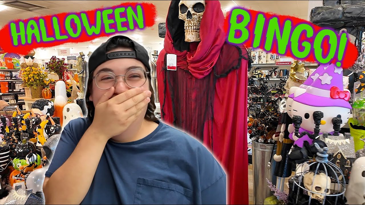 Хэллоуинский шопинг-бинго в HomeGoods, Target, Michael's и других магазинах!