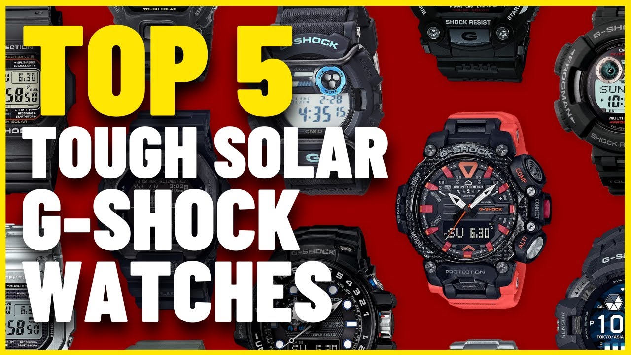 Top 5 Best Tough Solar G-Shock Watches (2023)