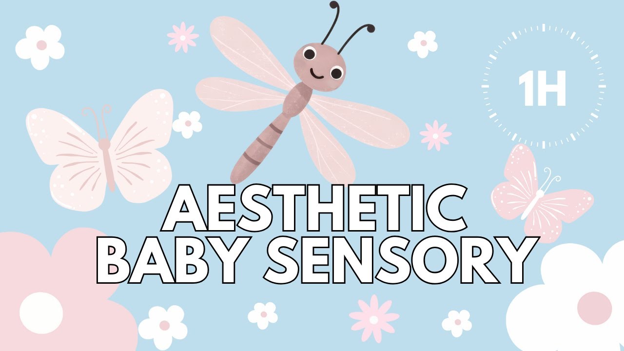 Morning Aesthetic Baby Sensory 🦋 | Gentle Visuals & Aesthetic Music | 1 Hour