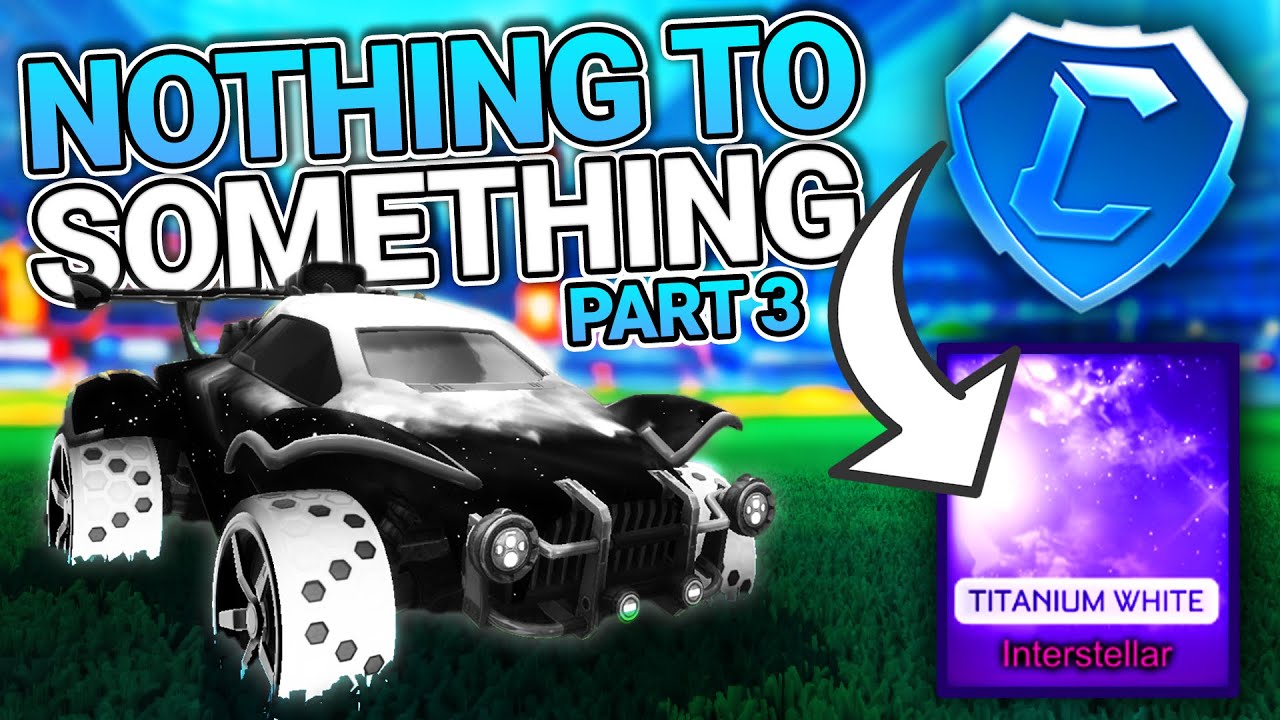 TRADING FROM NOTHING TO A TITANIUM WHITE INTERSTELLAR! | Rocket League Trading Series (Part 3)