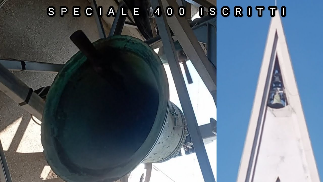 Speciale 400 iscritti. Campane di Cristo Re di Numana. Salita in cella camp. e suonate varie v.135