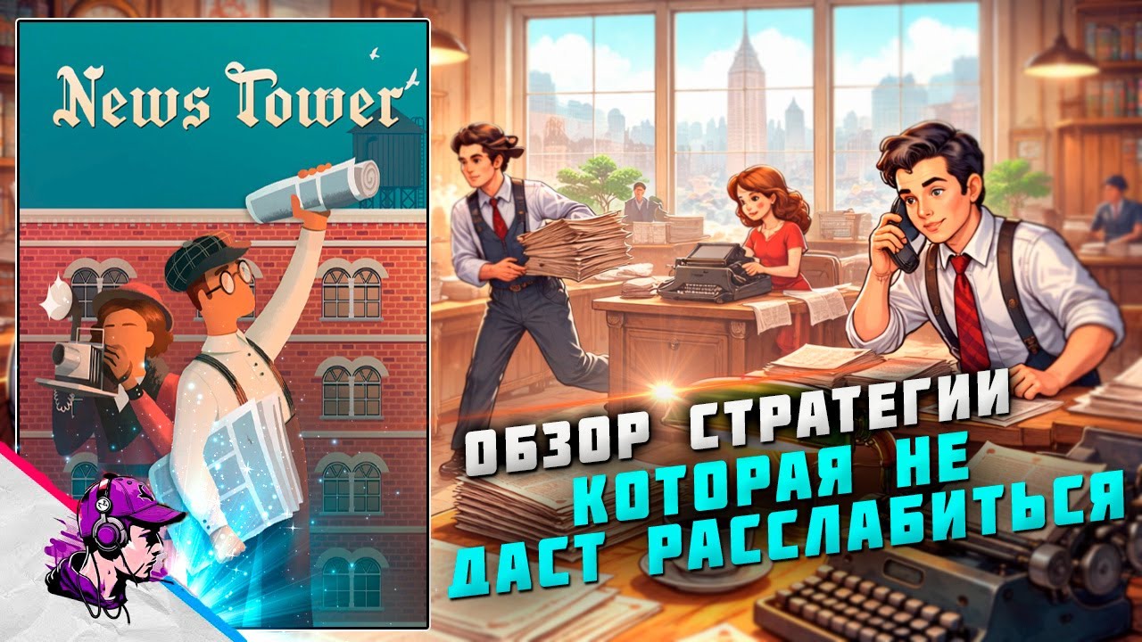 News Tower — ОБЗОР | Нью-Йорк 30-х, СИМУЛЯТОР ГАЗЕТНОГО ИЗДАТЕЛЬСТВА