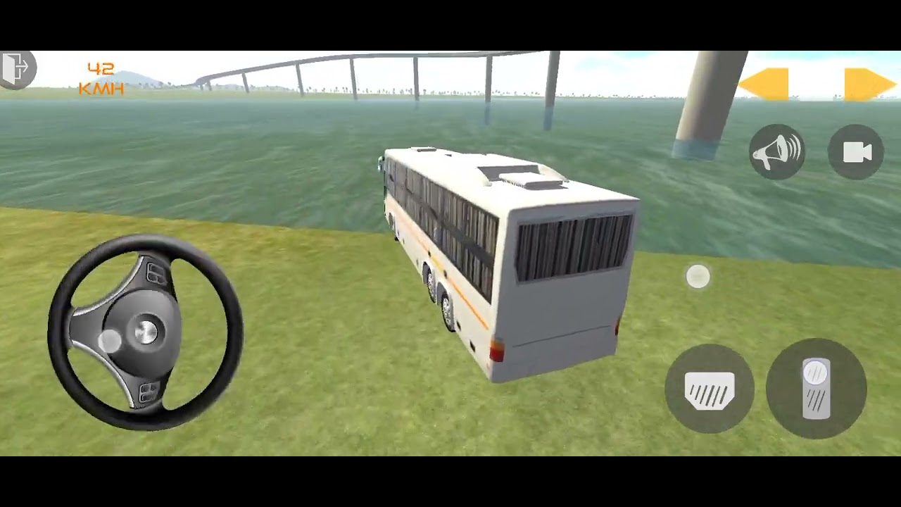 🤑 Bus ka new trending gaming video 😈 😇 indian sleeper Bus simulator ♥️