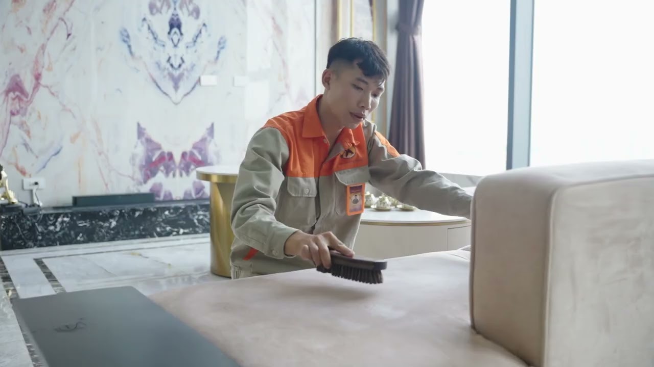 Quy trình Vệ Sinh Sofa, Đệm, Thảm, Rèm của Nam Dương Home