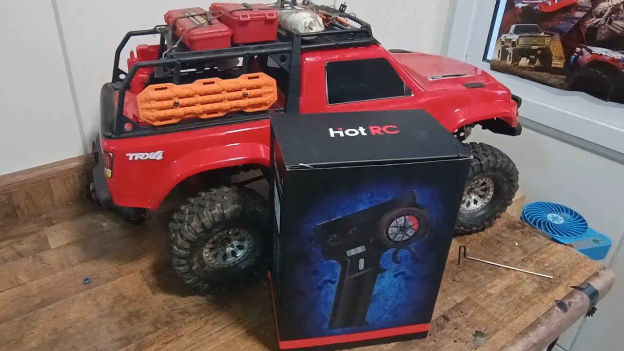 Rádio hotrc ct-10b com gamer e receptor f-01a