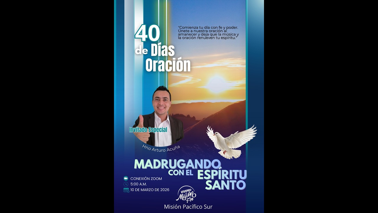 MADRUGANDO CON EL ESPIRITU SANTO. TEMA 38: EL FIN DEL TIEMPO DE GRACIA I. HNO ARTURO ACUÑA