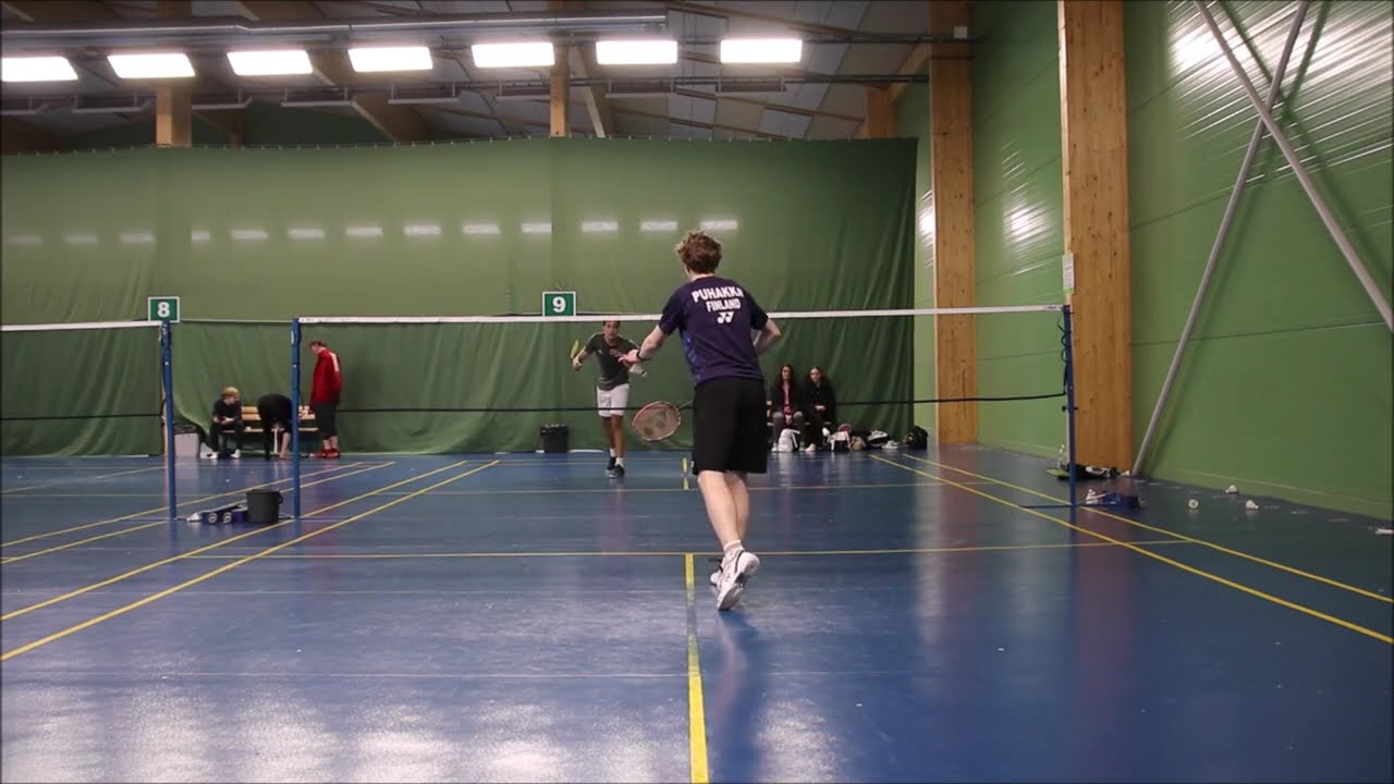Badminton Aapo Puhakka vs Zafir Emran Badminton Match Semi Final 3rd game