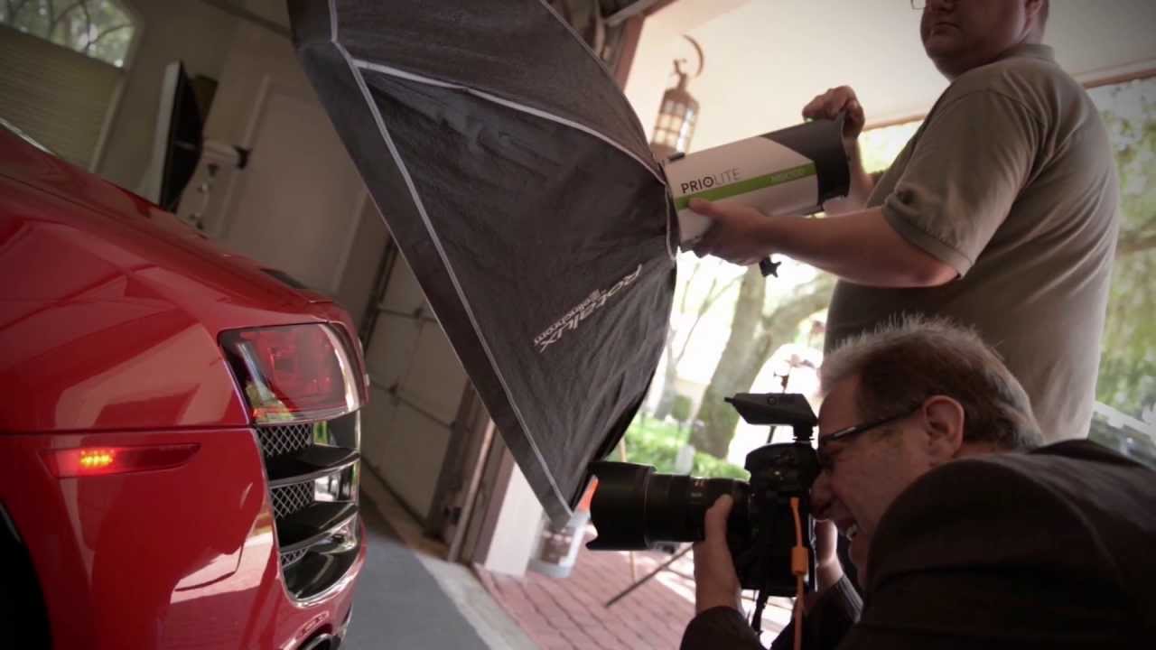 Behind the Scenes: Audi R8 Photo Shoot with the Priolite MBX500
