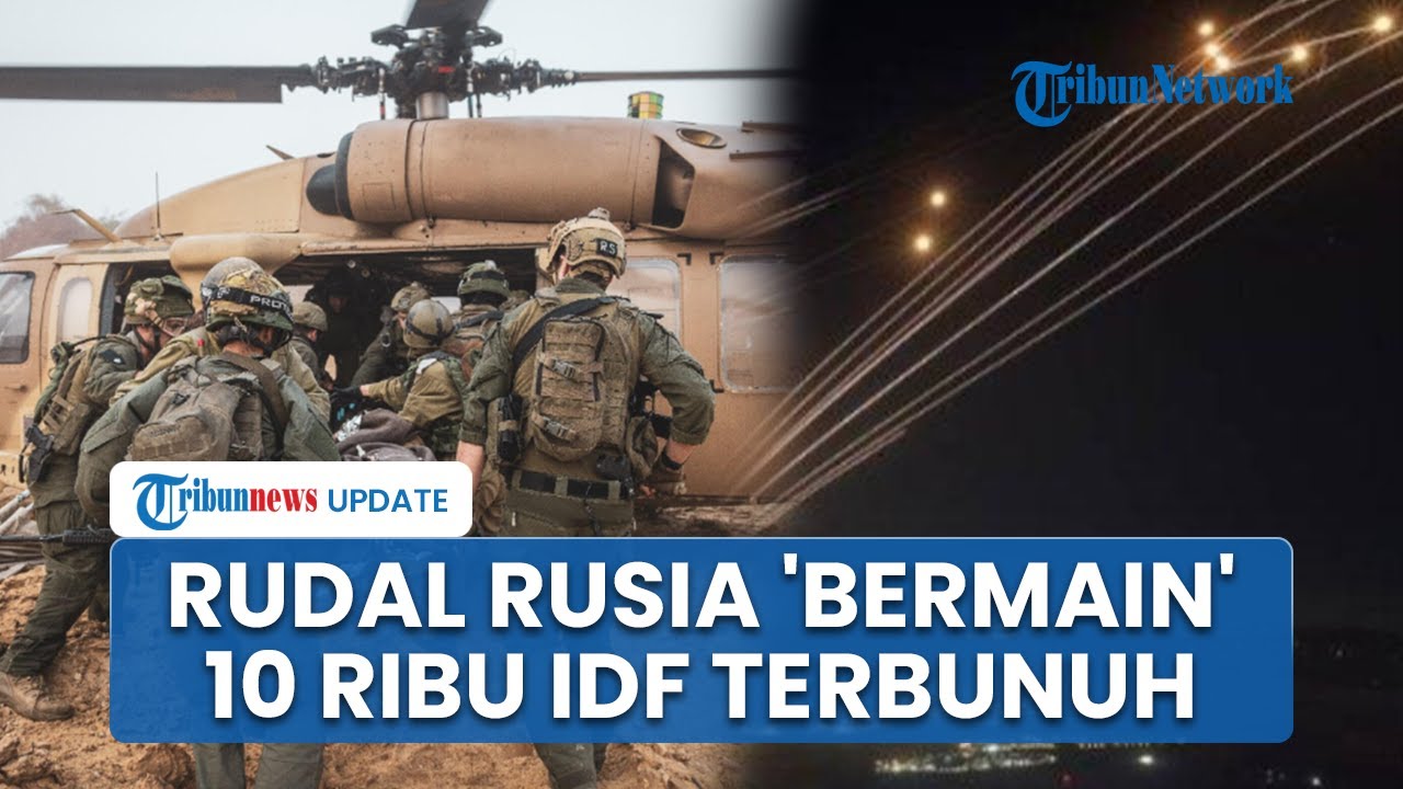 Rangkuman Israel-Hamas: Puluhan Rudal Rusia Bakar Israel hingga 10 Ribu IDF Tewas Sejak 2023