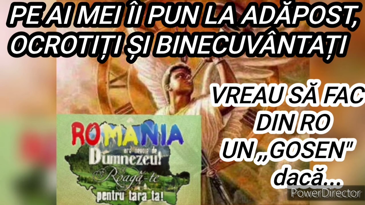 Prorocie - Dacă găsesc jertfă de altar ptr RO am să dublez garda de îngeri la granițe