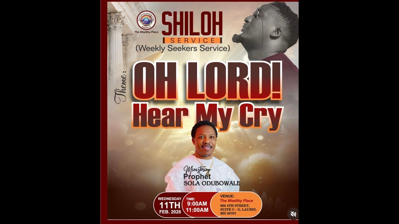 SEEKER'S SERVICE ( OH LORD! HEAR MY CRY)
