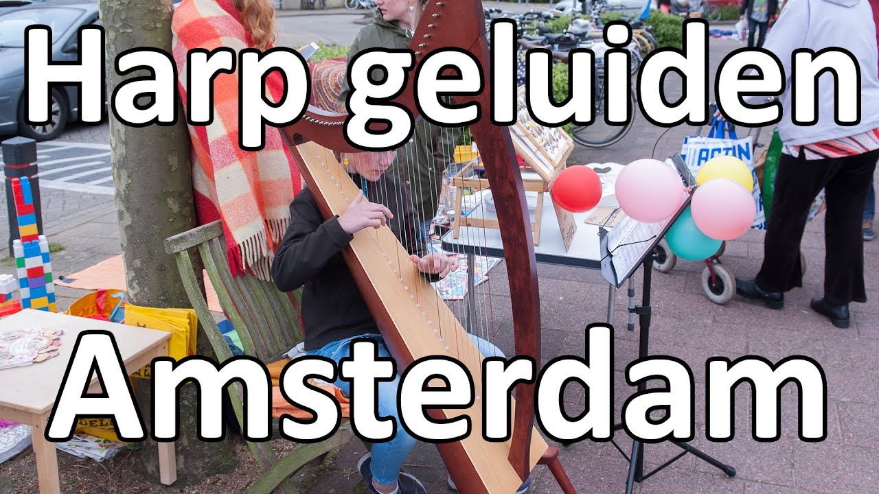 Harp geluiden | ASMR Markt geluiden | Markt geluiden rommelmarkt