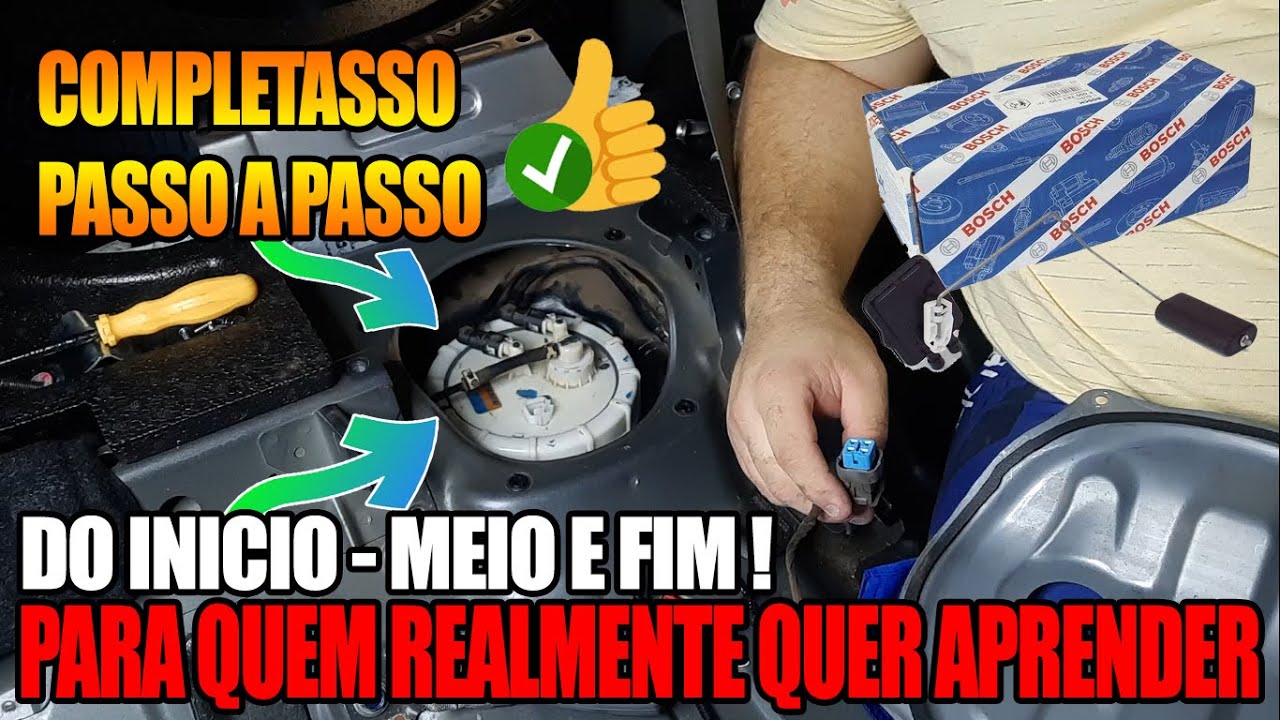TROCA DO MARCADOR DE COMBUSTIVEL DO CIVIC G8