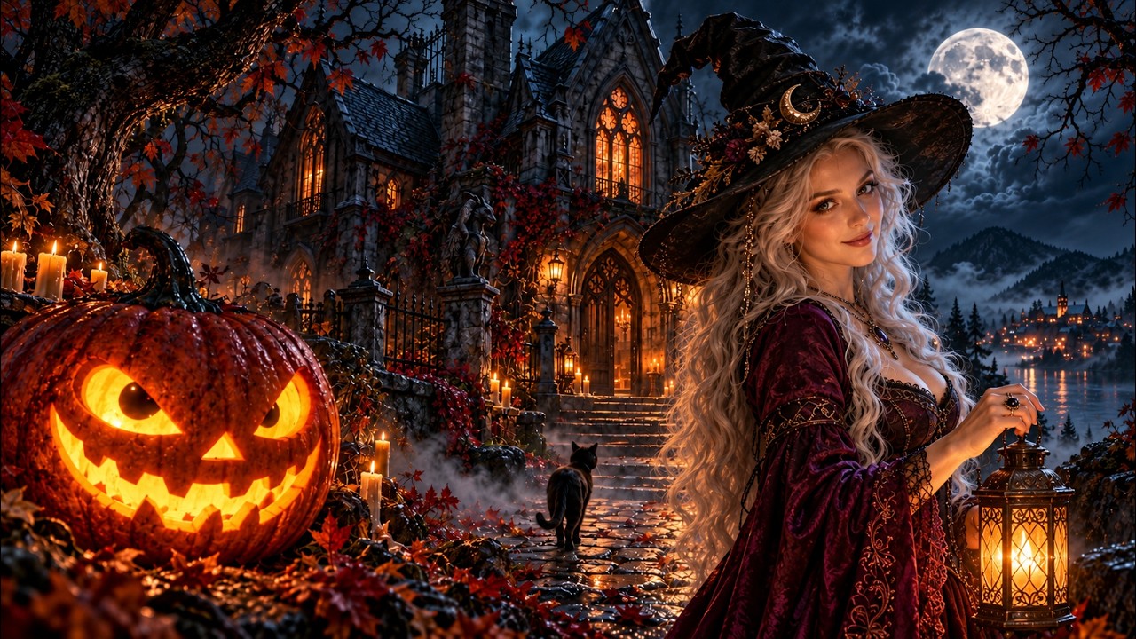 The Witch&rsquo;s Cottage Where It&rsquo;s Always Halloween 🎃 | Cozy Halloween Ambience