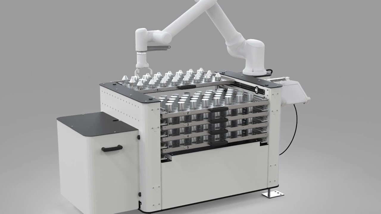 New 2023 ProFeeder Slide robot-cell - collaborative robot system.