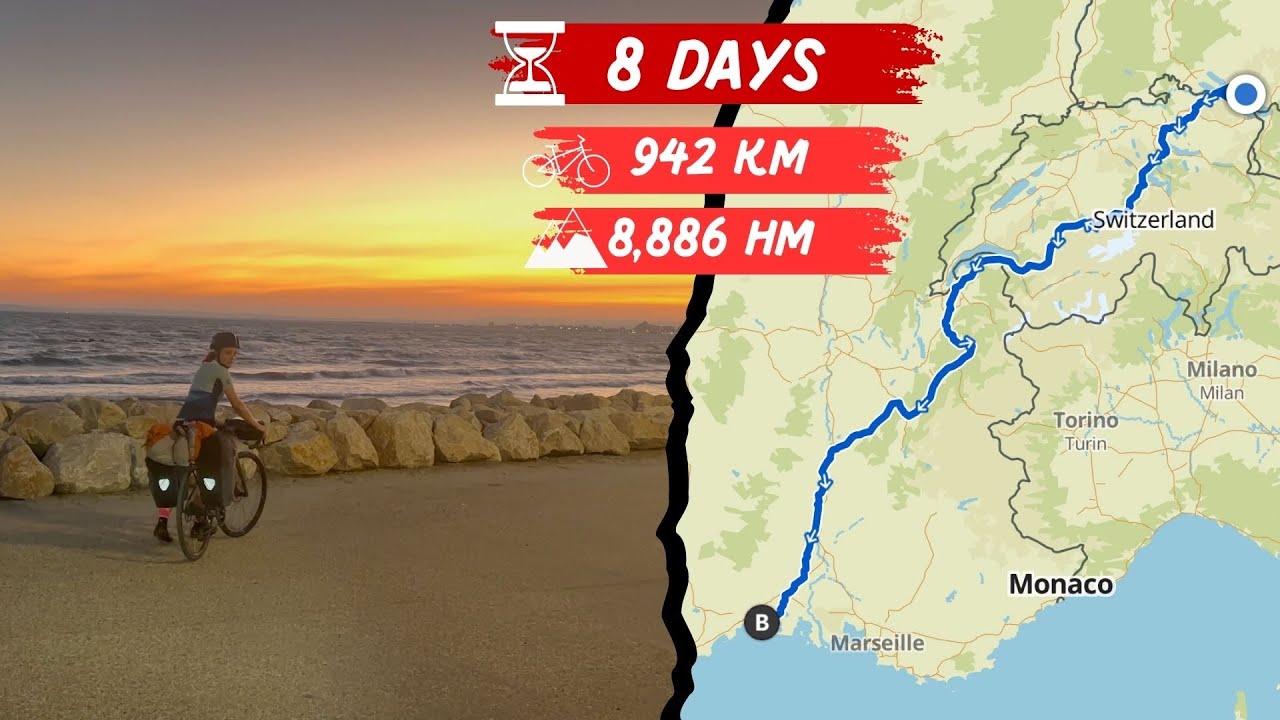 Epic Road Bikepacking: Through the Alps to Côte d'Azur