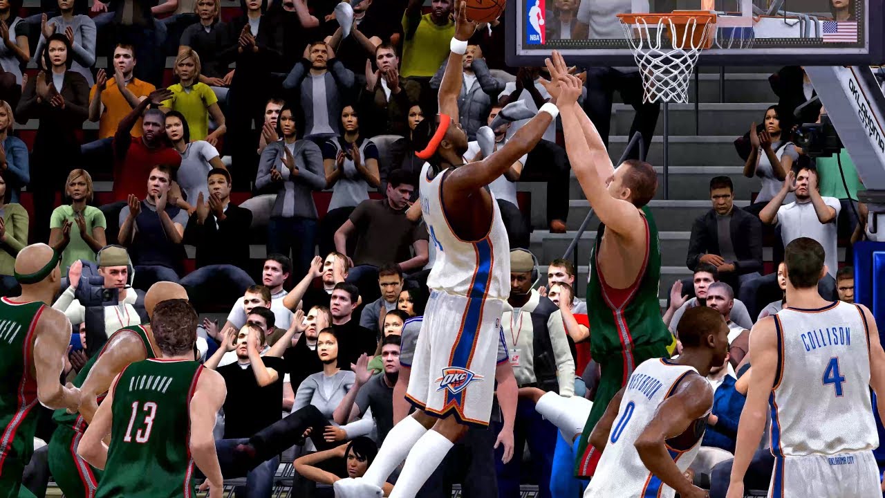 BUCKS vs THUNDER [ NBA 2K9  | 4K 60fps | PC Gameplay ]