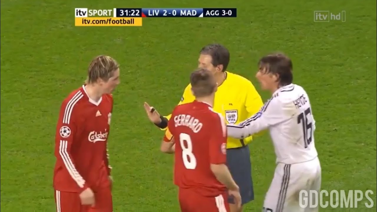 Steven Gerrard & Fernando Torres vs Real Madrid Champions League Round of 16 2nd Leg (H) 2008/2009