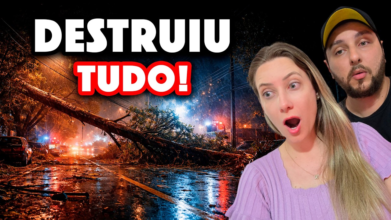 VENDAVAL DESTRIU BAIRROS EM CURITIBA!