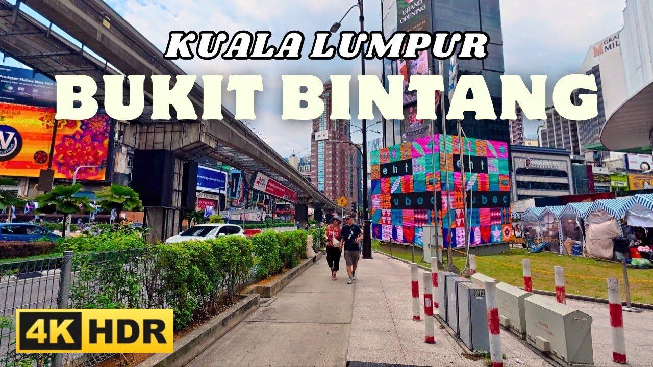 [4K HDR] BUKIT BINTANG Afternoon Walking Tour | Deepavali 2025 & Local Street Food