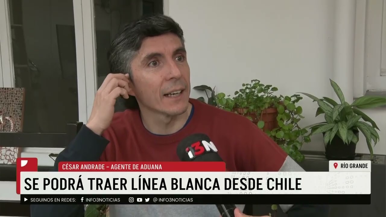 SE PODRÁ TRAER LÍNEA BLANCA DESDE CHILE