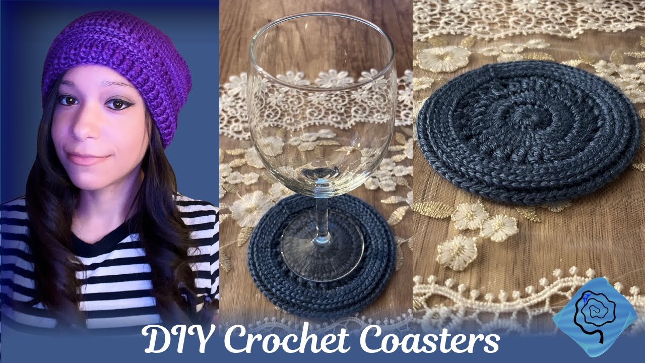 DIY Easy Crochet Coasters Pattern