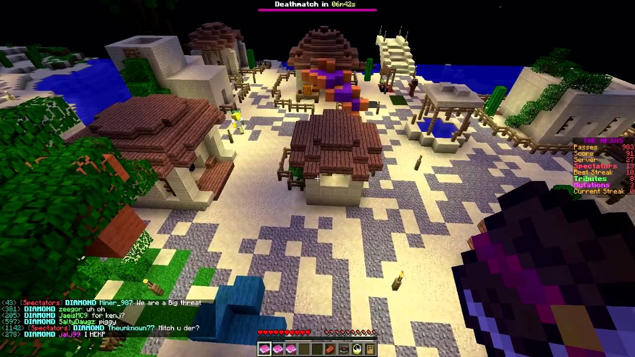 EVERYBODY PANIC, SCREAM AND RUN! Minecraft: Hunger Games w/Mitch! Game 535 - Salty Dawgz!