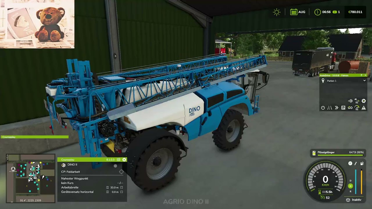 LS 25 NF Marsch 354 - Reis Feld entfernt !!!!
