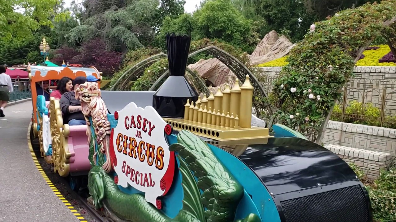 6/4/19 Casey Jr. Circus train ft. Casey 9 backing out from backstage captured by 455amtrak*