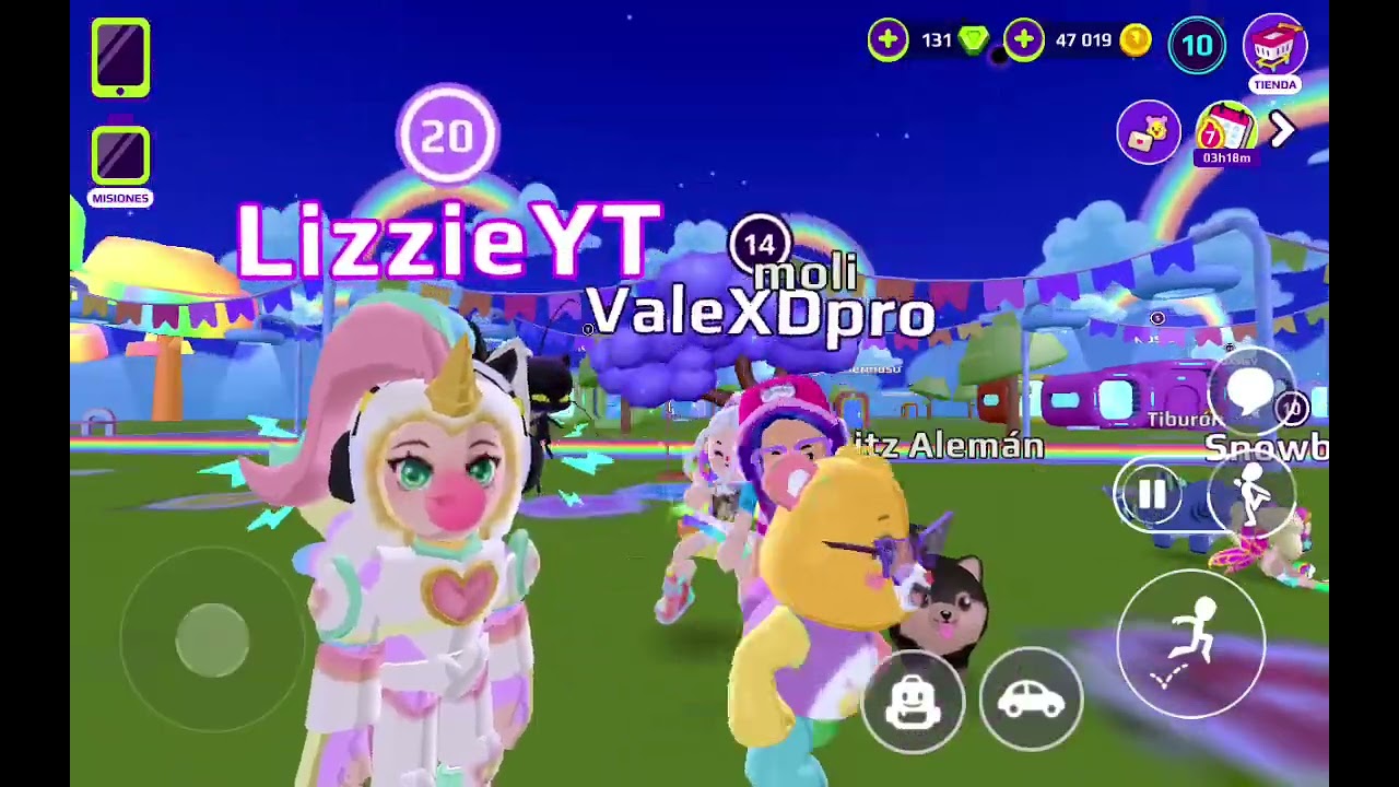 Jugando con  LizzieYT 
