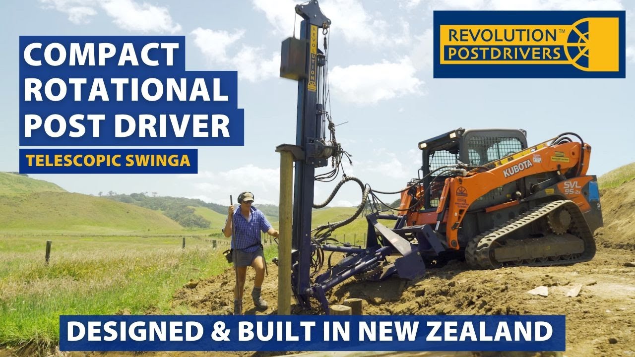 Revolution Telescopic Swinga Features | Compact Rotational Post Driver