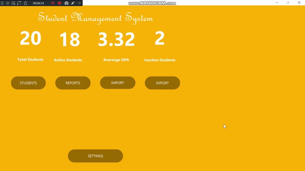 STUDENT MANAGEMENT SYSTEM