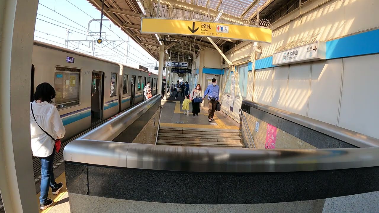 Baraki-nakayama Station T22 Walk | Tokyo Metro Tozai Line Exploration | Japan 4K ASMR