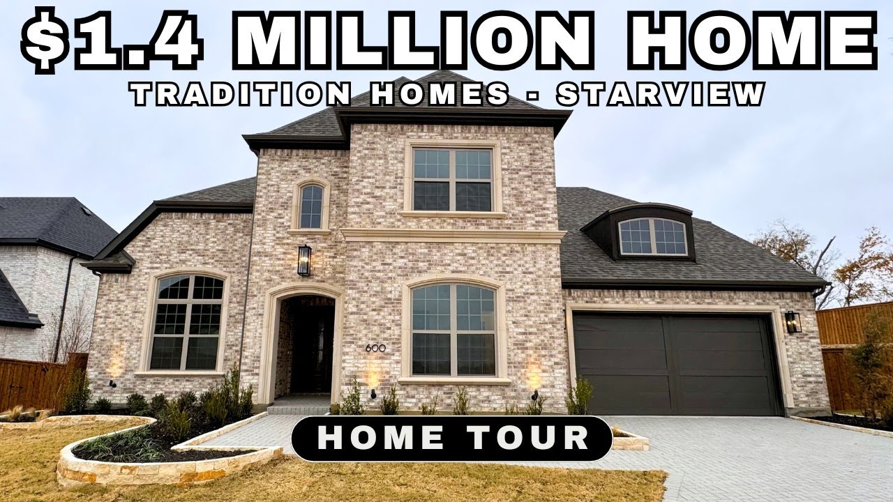 Что можно купить за 1,4 миллиона долларов в Старвью | Tradition Homes 74 фута | План 6051 | Просп...