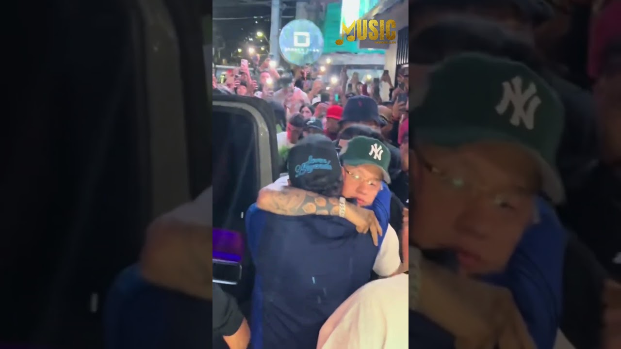 Blessd y  Anuel en Barrio Antioquia, Medell&iacute;n
