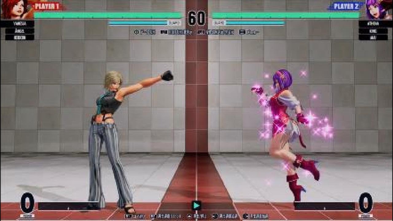 KOF15　世界１位ヴァネッサvs拳皇アテナ　止められないヴァネッサ　速すぎるダッシュアッパーコンボ