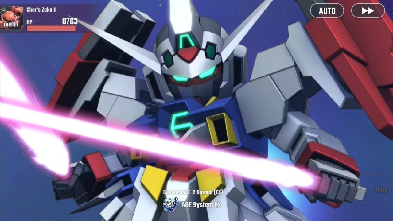 Gundam Age-2 Normal [EX] Animations SD Gundam G Generation ETERNAL SDガンダム ジージェネレーション エターナル